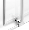 NEW TRENDY Kabina prysznicowa Prime 140x80, drzwi przesuwne, wejście od strony ściany  K-1213/K-1241